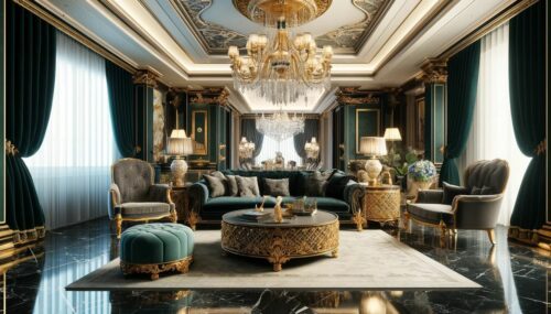 La décoration intérieure de luxe