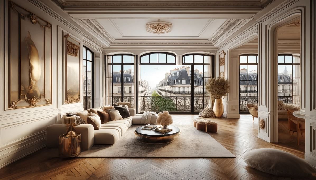 La rénovation de luxe d'un appartement à paris